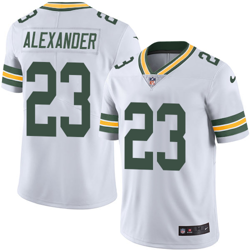 Nike Packers #23 Jaire Alexander White Men's Stitched NFL Vapor Untouchable Limited Jersey - Click Image to Close